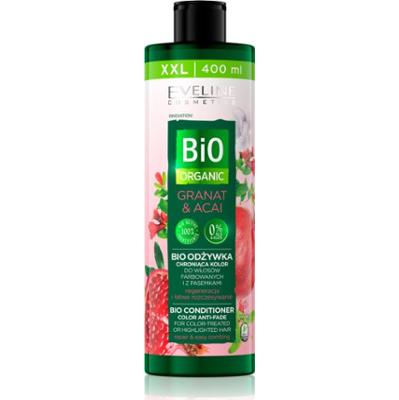 Eveline Cosmetics Bio Organic Granat & Acai odżywka regenerująca do włosów farbowanych i po balejażu 400 ml