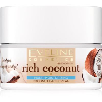 Eveline Cosmetics Rich Coconut odżywczy krem odmładzający skórę z probiotykami 50 ml