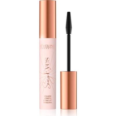 Eveline Cosmetics Sexy Eyes tusz pogrubiający, podkręcający i rozdzielający rzęsy Black