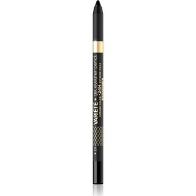 Eveline Cosmetics Variété wodoodporna żelowa kredka do oczu odcień 01 Black 1 szt.