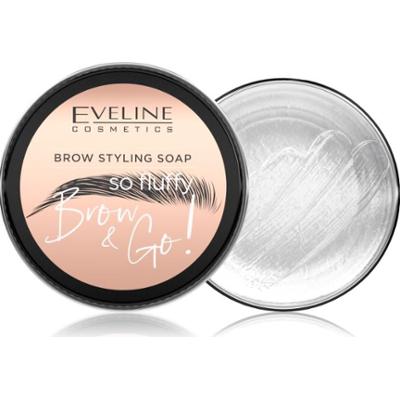 Eveline Cosmetics Brow & Go! mydło do stylizacji brwi do brwi odcień Transparent 25 g