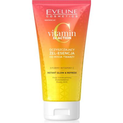 Eveline Cosmetics Vitamin C 3x Action żel oczyszczający z AHA 150 ml