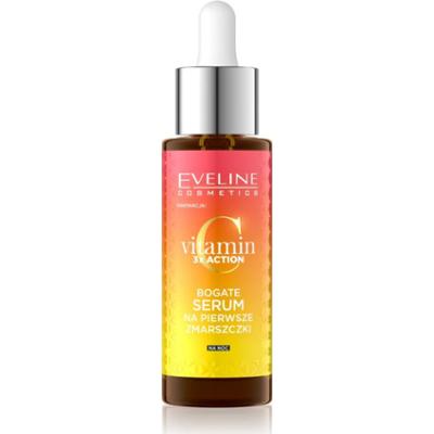 Eveline Cosmetics Vitamin C 3x Action serum na noc na pierwsze zmarszczki 30 ml