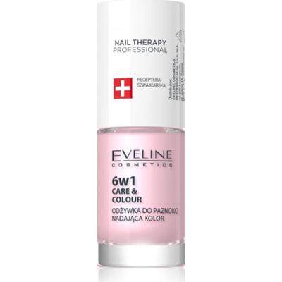 Eveline Cosmetics Nail Therapy Care & Colour odżywka do paznokci 6 in 1 odcień Pink 5 ml