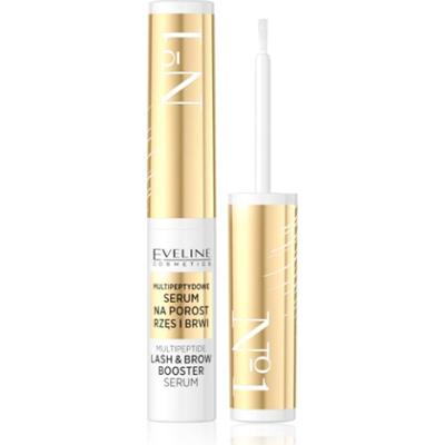 Eveline Cosmetics No. 1 serum stymulujące wzrost rzęs i brwi z peptydami 4 ml