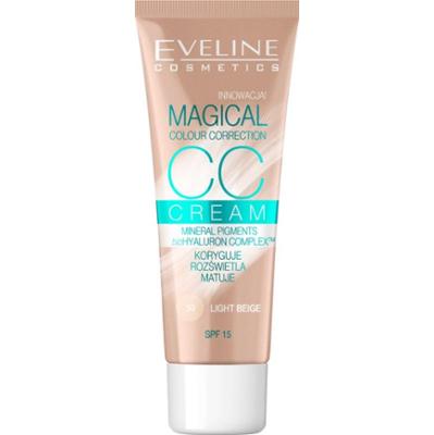 Eveline Cosmetics Magical Colour Correction krem CC SPF 15 odcień 50 Light Beige 30 ml
