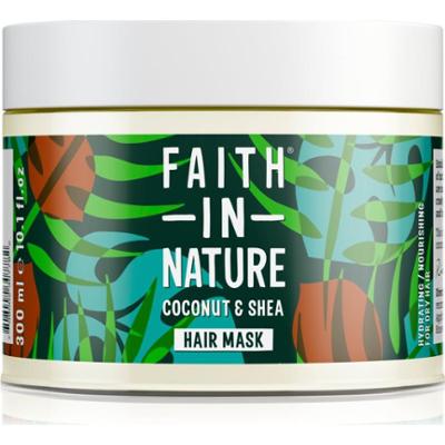 Faith In Nature Coconut & Shea maseczka nawilżająca do włosów suchych i zniszczonych 300 ml