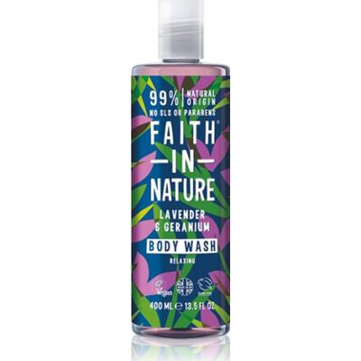 Faith In Nature Lavender & Geranium relaksujący żel pod prysznic 400 ml