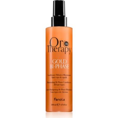 Fanola Oro Therapy Gold Bi-Phase 2-fazowa odżywka bez spłukiwania 200 ml