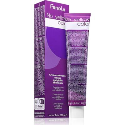 Fanola No Yellow Color farba do włosów neutralizująca żółtawe odcienie odcień Light Ice Blonde 8.0 100 ml