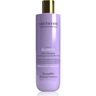 FarmaVita Amethyste Cool Blonde szampon fioletowy do włosów blond i z balejażem 250 ml