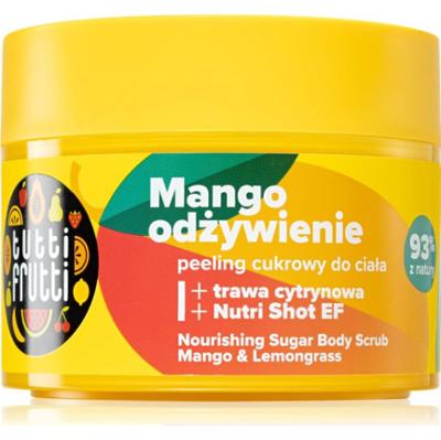 Farmona Tutti Frutti Tango Mango peeling cukrowy delikatnie oczyszczający i odżywiający skórę Mango & Lemongrass 300 g