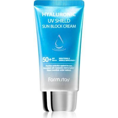 Farmstay Hyaluronic UV Shield Sun Block Cream ochronny krem do twarzy z kwasem hialuronowym SPF 50+ 70 g