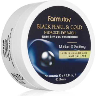 Farmstay Black Pearl & Gold hydrożelowa maska wokół oczu 60 szt.
