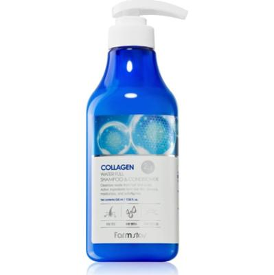 Farmstay Collagen Water Full szampon z odżywką 2w1 z kolagenem 530 ml