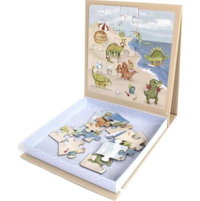 FILIBABBA Magnetic Game Dino Beach Puzzle płyta magnetyczna 1 szt.