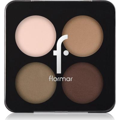 flormar Color Eyeshadow Palette paleta cieni do powiek odcień 004 Swiss Chocolate 6 g