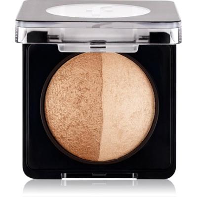 flormar Blush-On Baked rozjaśniający róż do policzków odcień 055 Dual Gold 4 g