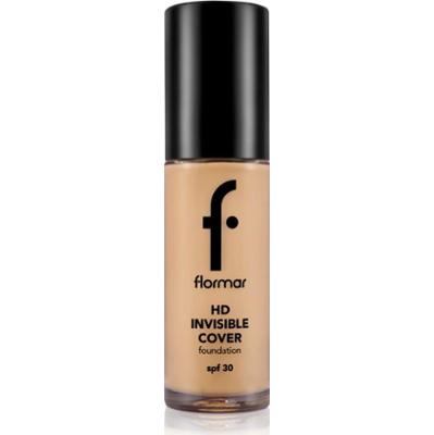 flormar HD Invisible Cover Foundation lekki podkład z rozświetlającym efektem SPF 30 odcień 80 Soft Beige 30 ml