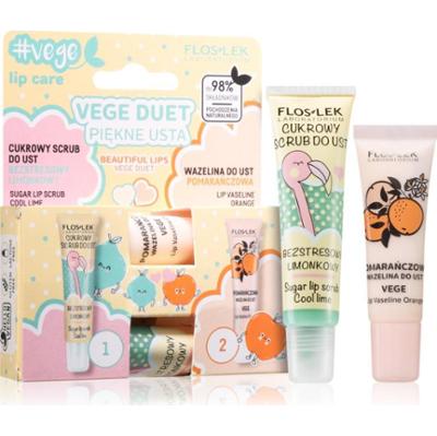 FlosLek Laboratorium Set Vege Duet zestaw do ust 2 szt.