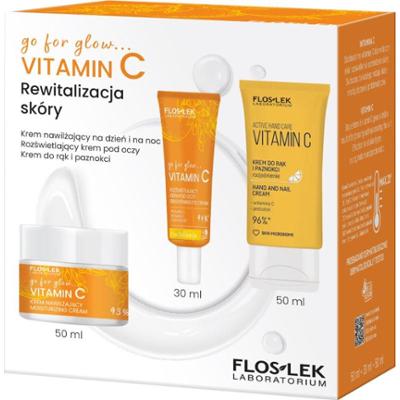 FlosLek Laboratorium Go For Glow Vitamin C zestaw upominkowy o działaniu rewitalizującym