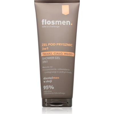 FlosLek Laboratorium FlosMen żel pod prysznic 3 w 1 dla mężczyzn 225 ml