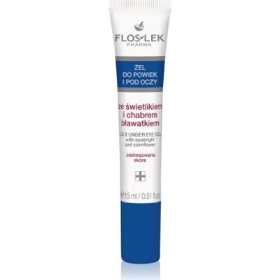 FlosLek Pharma Eye Care żel do okolic oczu ze świetlikiem i chabrem 15 ml