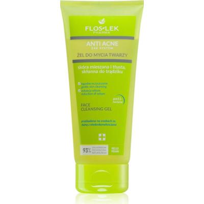 FlosLek Pharma Anti Acne żel oczyszczający do skóry tłustej ze skłonnością do trądziku 200 ml