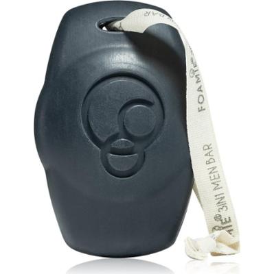 Foamie What A Man 3in1 Shower Body Bar syndet do twarzy, ciała i włosów dla mężczyzn 90 g