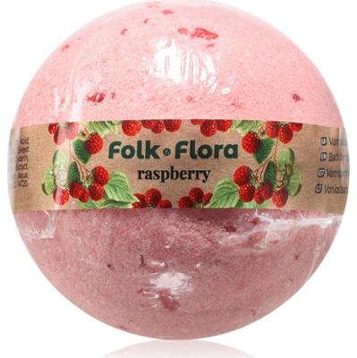 Folk & Flora Raspberry kule do kąpieli 130 g
