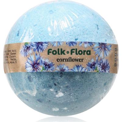 Folk & Flora Cornflower kule do kąpieli 130 g