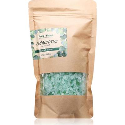 Folk & Flora Eucalyptus sól do kąpieli relaksacyjna 500 g