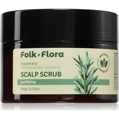 Folk & Flora Rosemary peeling do skóry głowy 180 g