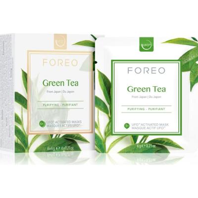 FOREO UFO™ Green Tea maska odświeżająca i kojąca 6 x 6 g