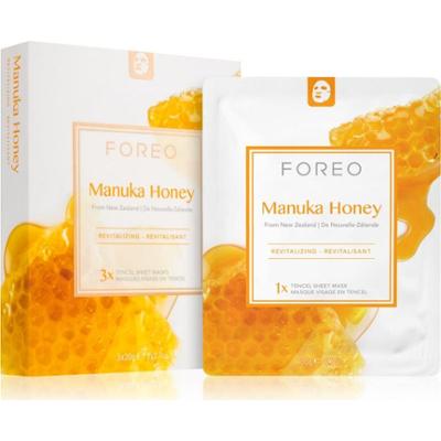 FOREO Farm to Face Sheet Mask Manuka Honey maseczka w płachcie o działaniu nawilżająco-rewitalizującym 3x20 ml