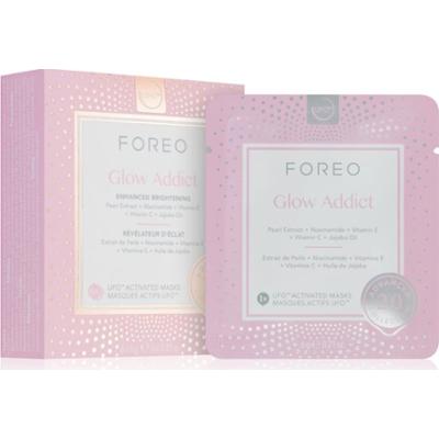 FOREO UFO™ Glow Addict rozjaśniająca maseczka do twarzy 6 szt.