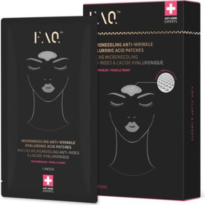 FOREO FAQ™ Microneedling Anti-Wrinkle plastry przeciwzmarszczkowe na czoło z kwasem hialuronowym 3 szt.