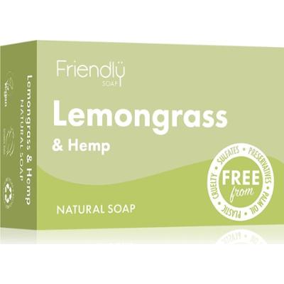 Friendly Soap Natural Soap Lemongrass & Hemp mydło naturalne 95 g