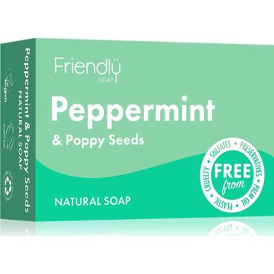 Friendly Soap Natural Soap Peppermint & Poppy Seeds mydło naturalne 95 g