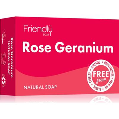Friendly Soap Natural Soap Rose Geranium mydło naturalne 95 g