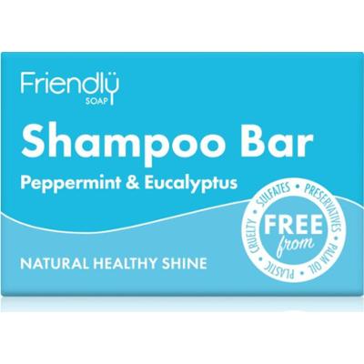 Friendly Soap Natural Shampoo Bar Peppermint & Eucalyptus mydło naturalne do włosów 95 g