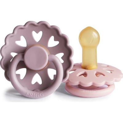 FRIGG Fairytale Size 2:6-18 months smoczek The Little Mermaid/Thumbelina 2 szt.