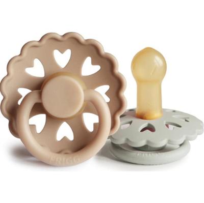 FRIGG Round Latex The Emperors New Clothes/Clumsy Hans smoczek Size 2 2 szt.