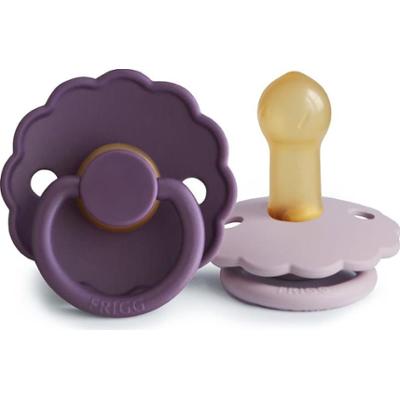 FRIGG Daisy Size 2:6-18 months smoczek Violet Dream/Soft Lilac 2 szt.