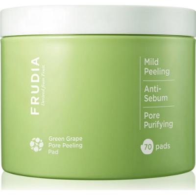 Frudia Green Grape złuszczające płatki do twarzy przeciw błyszczeniu i rozszerzonym porom 70 szt.