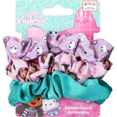 Gabby's Dollhouse Hair Accessories Scrunchies gumki do włosów 3 szt.