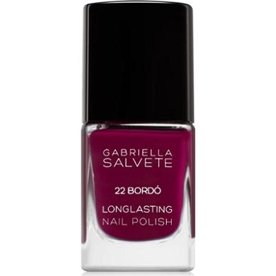Gabriella Salvete Longlasting Enamel długotrwały lakier do paznokci z wysokim połyskiem odcień 22 Bordó 11 ml
