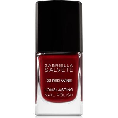 Gabriella Salvete Longlasting Enamel długotrwały lakier do paznokci z wysokim połyskiem odcień 23 Red Wine 11 ml