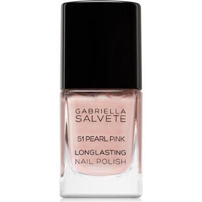 Gabriella Salvete Longlasting Enamel długotrwały lakier do paznokci z perłowym blaskiem odcień 51 Pearl Pink 11 ml