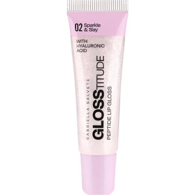 Gabriella Salvete Glosstitude Peptide Lip Gloss nawilżający błyszczyk do ust odcień 02 Sparkle & Slay 10 ml